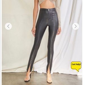 Brand new faux leather skinny pants